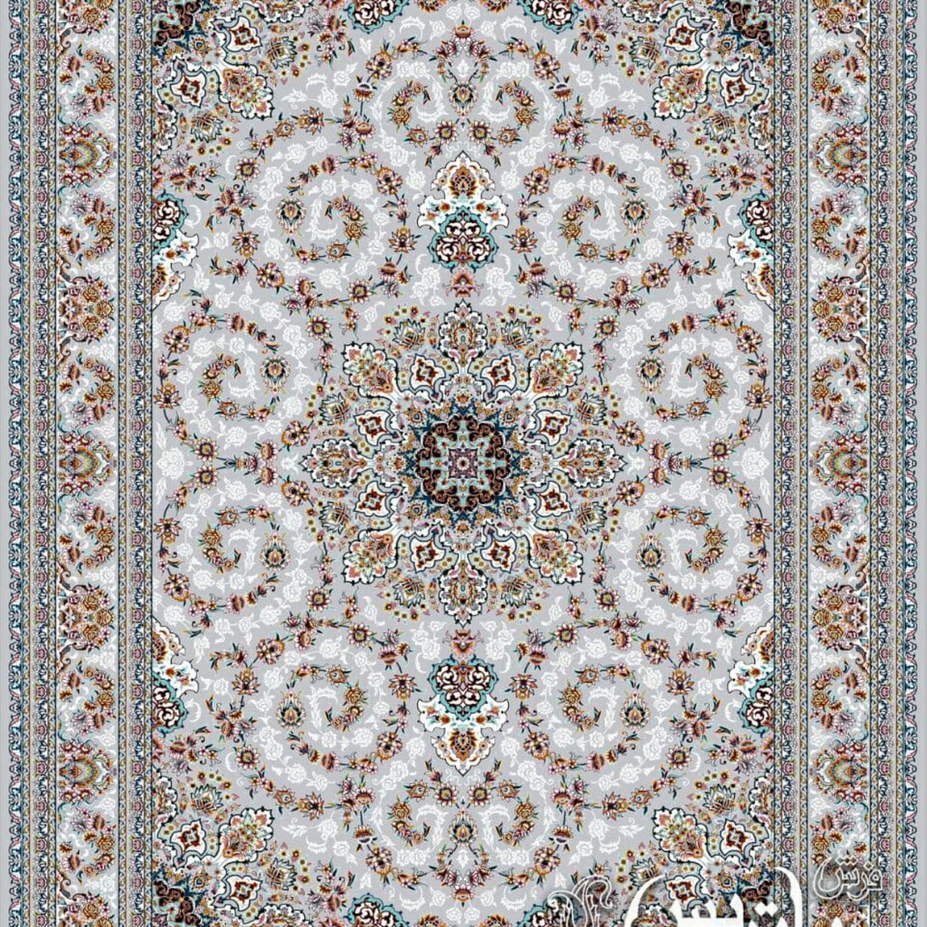 فرش پاتریس 700شانه تراکم 2550 طرح آیدا فیلی کناره 2 متری