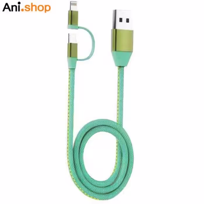 کابل تبدیل USB به microUSB/لایتنینگ تسکو مدل TC A101 کد 24