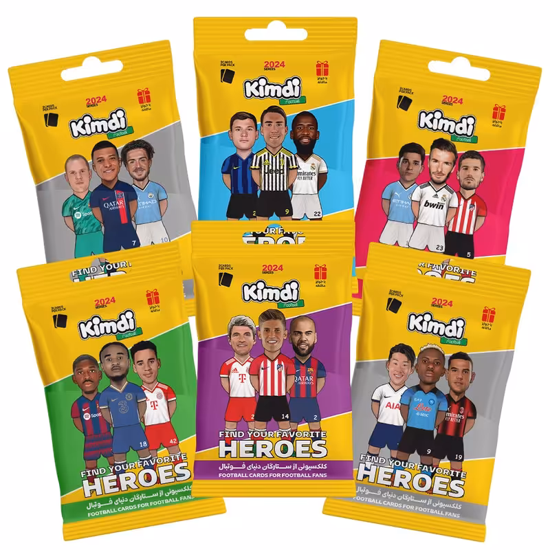 اسباب بازی شانسی کیمدی مدل فوتبالی 2024 مجموعه 6 عددی