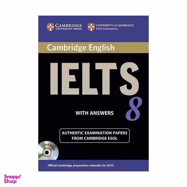 کتاب IELTS Cambridge 8 اثر جمعی از نویسندگان انتشارات زبان مهر