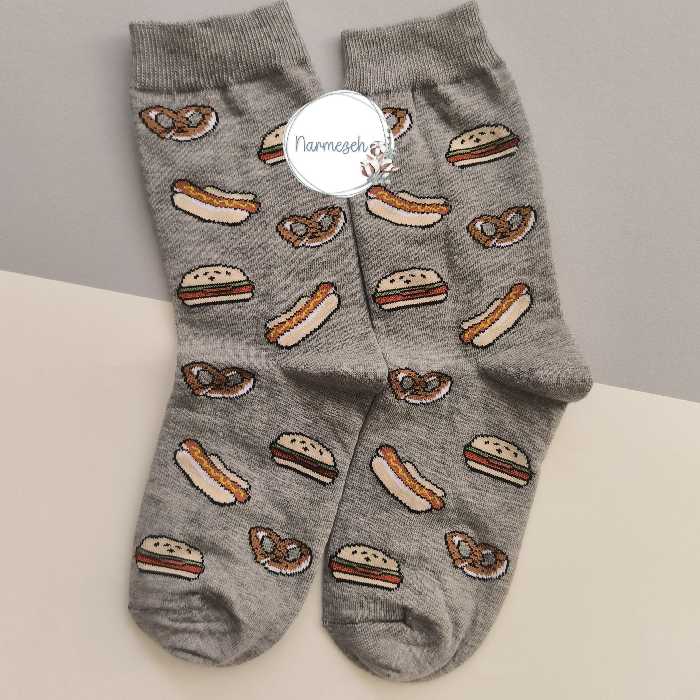 جوراب پاتوک ساق بلند مدل ساندویچ 