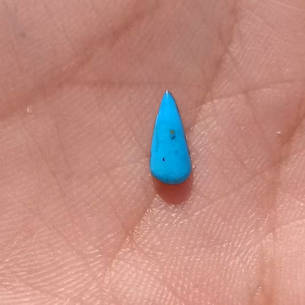 سنگ فیروزه اصل نیشابوری محک طبیعی زیبا