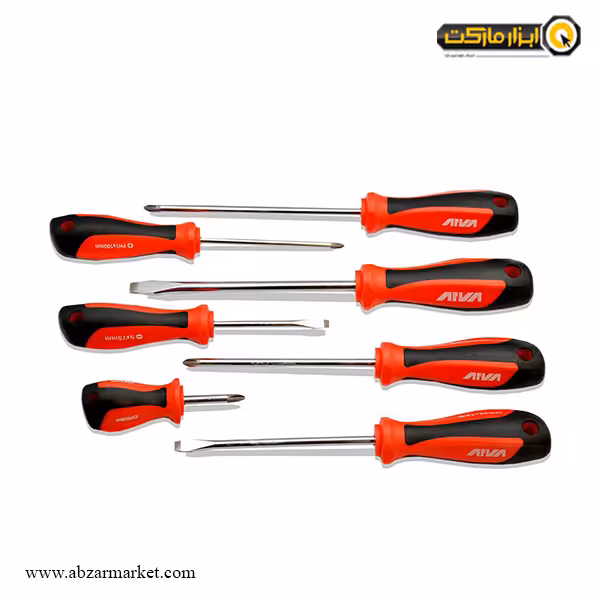 ست پیچ گوشتی آروا 7 عددی دوسو و چهارسو مدل 4512