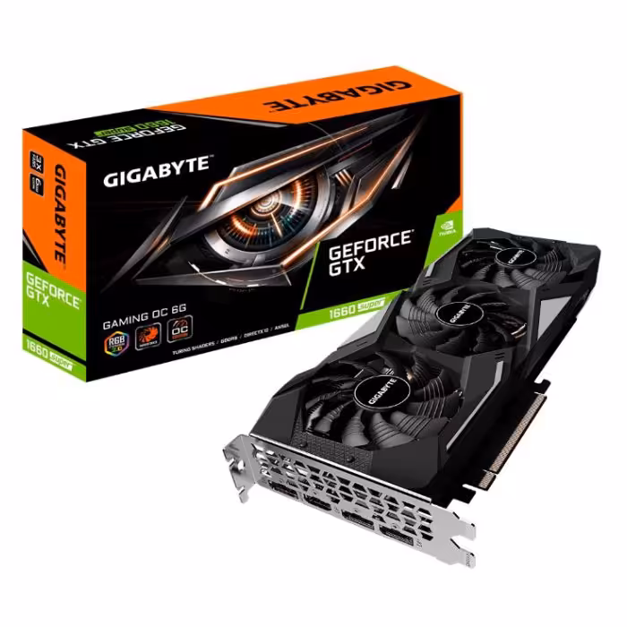 کارت گرافیک گیگابایت GeForce GTX 1660 Super Gaming OC 6G