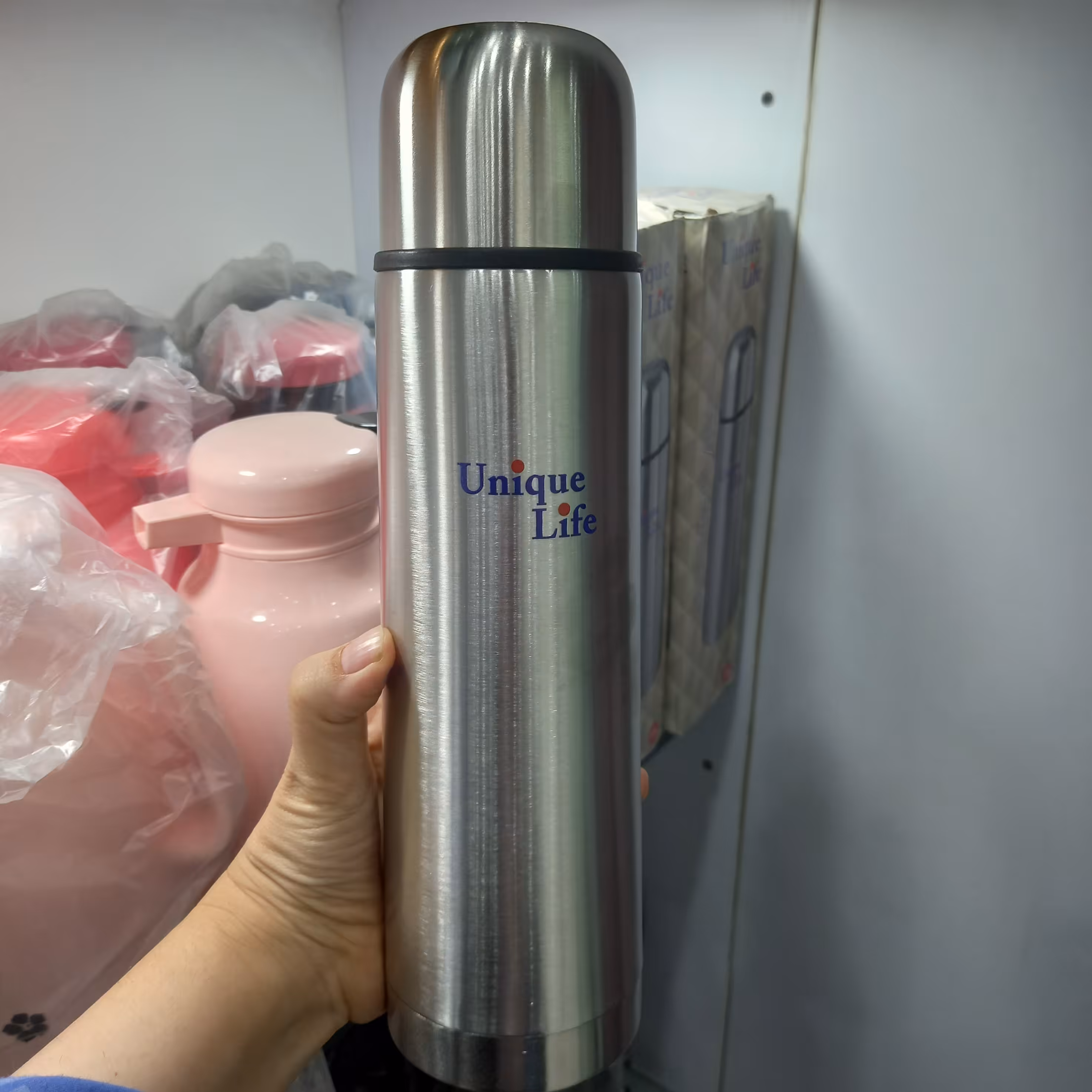 فلاسک یونیک تمام استیل گنجایش 1 لیتر