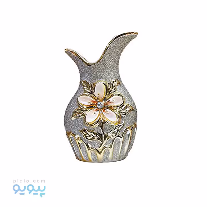 گلدان صدفی طلایی عمده و کارتنی