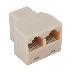 برل RJ45 شبکه 1 به 2