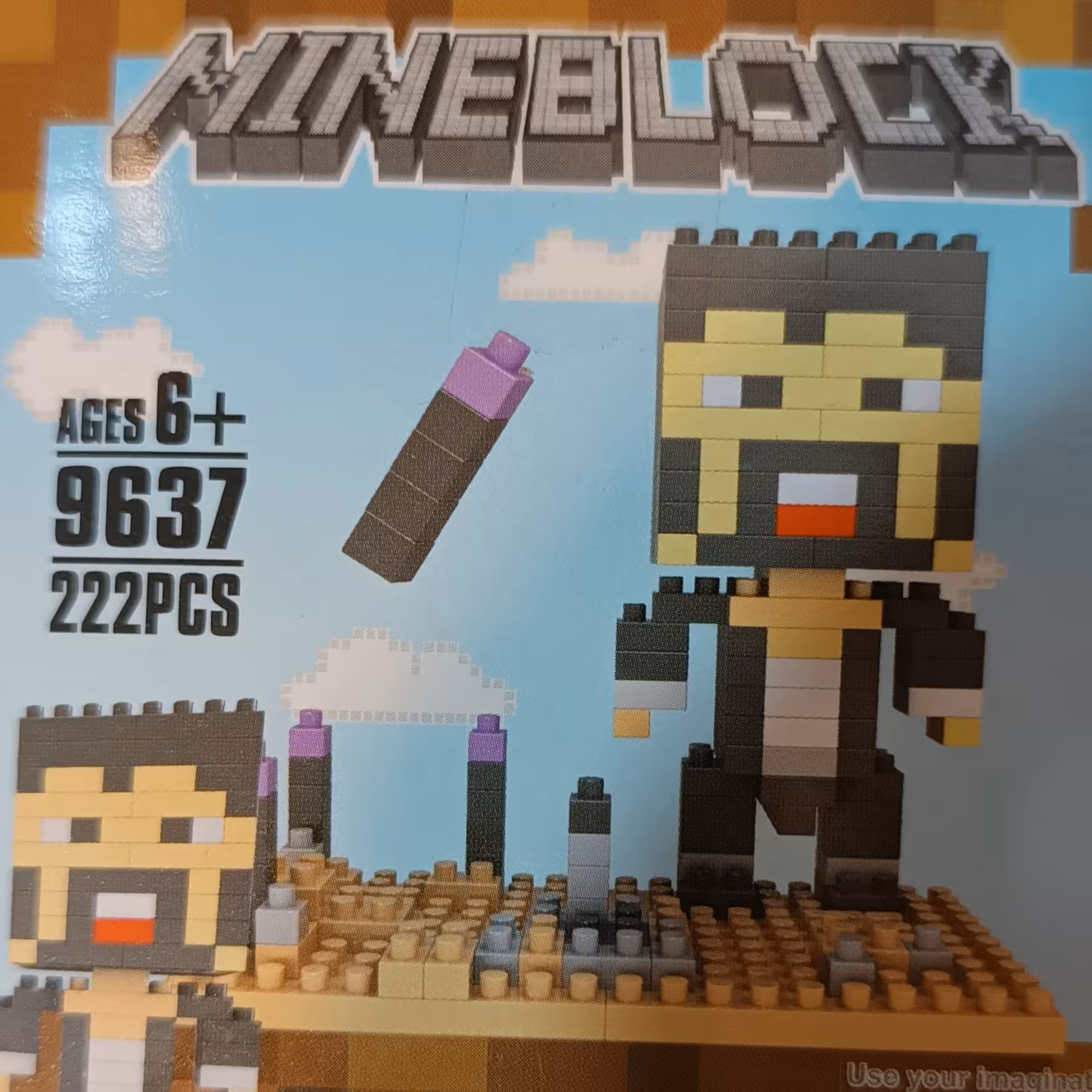 ساختنی کد 3 برند blocks world سایز مینی بیش از  200 قطعه