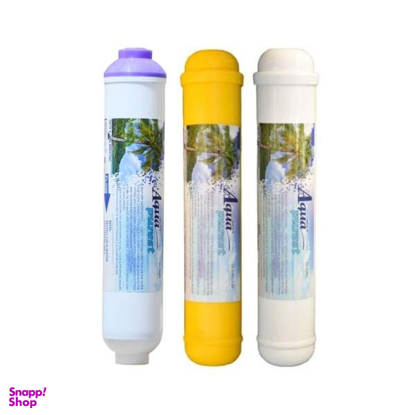 فیلتر دستگاه تصفیه کننده آب آکوا پیورست مدل پست کربن و مینرال قلیایی بسته 3 عددی