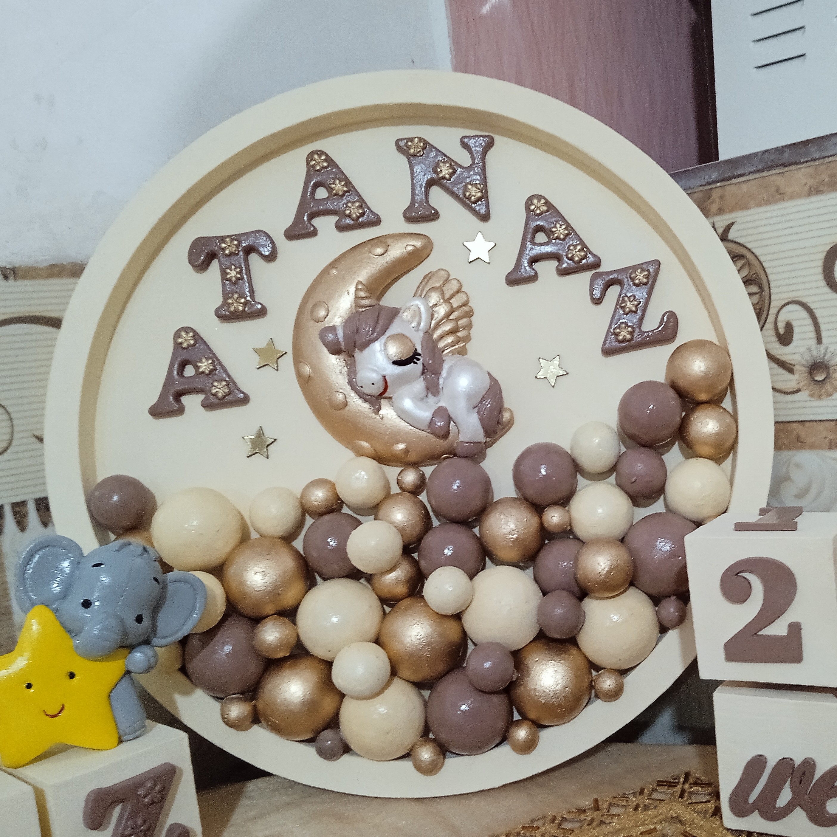 تابلو اسم آتا ناز دکوراتیو 