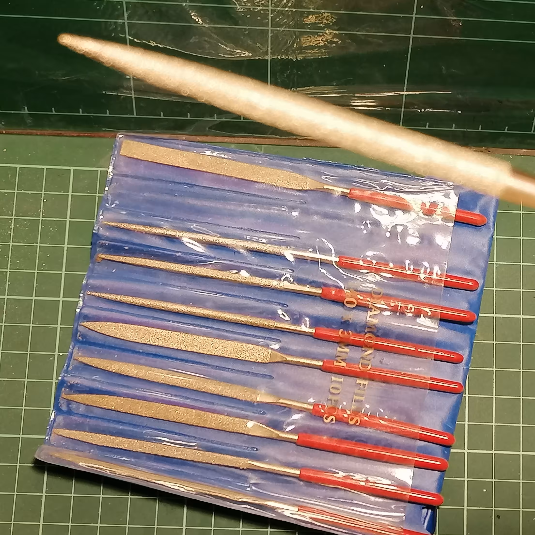 سوهان پودر الماسه  مجموعه 10 تایی ظریف کاری 