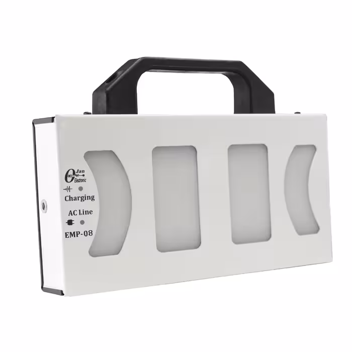 چراغ اضطراری (شارژی)پرتابل (قابل حمل)نوردهی 8ساعته مدل EMP-08  اوژن الکترونیک