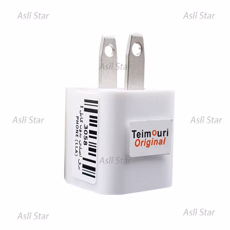 کلگی اصلی شارژر اپل مدل آمریکایی LLA ( بدون کابل )