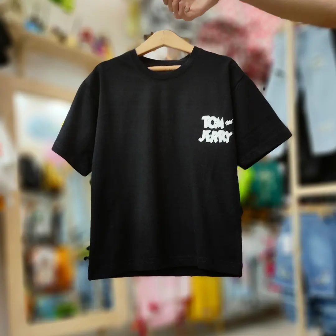 تیشرت تک پشت و رو چاپ تام و جری