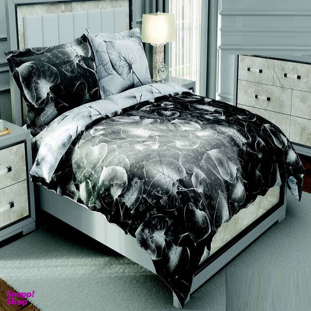 سرویس خواب طرح ساتین پنبه کد 183 یک نفره چهار تکه