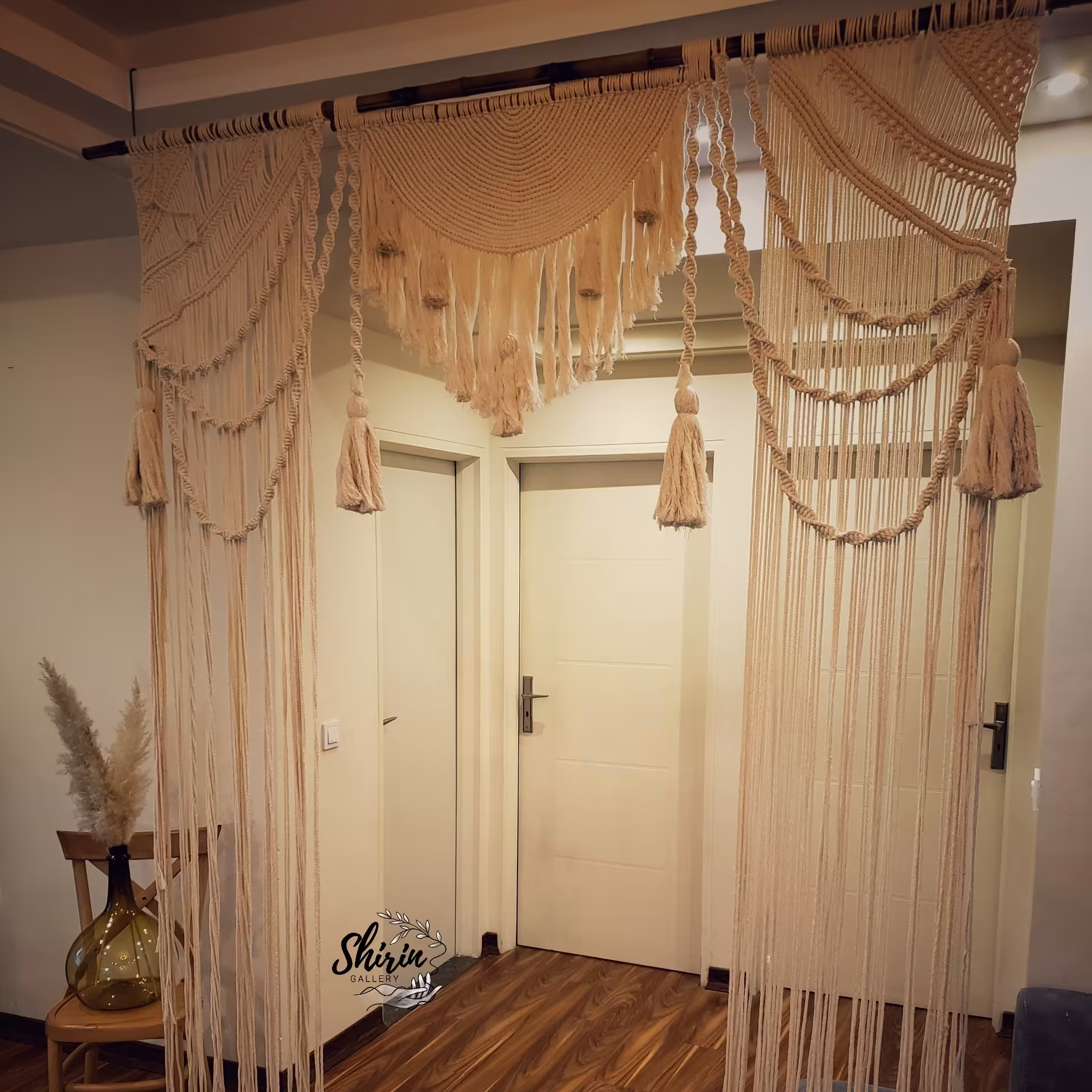 پرده مکرومه