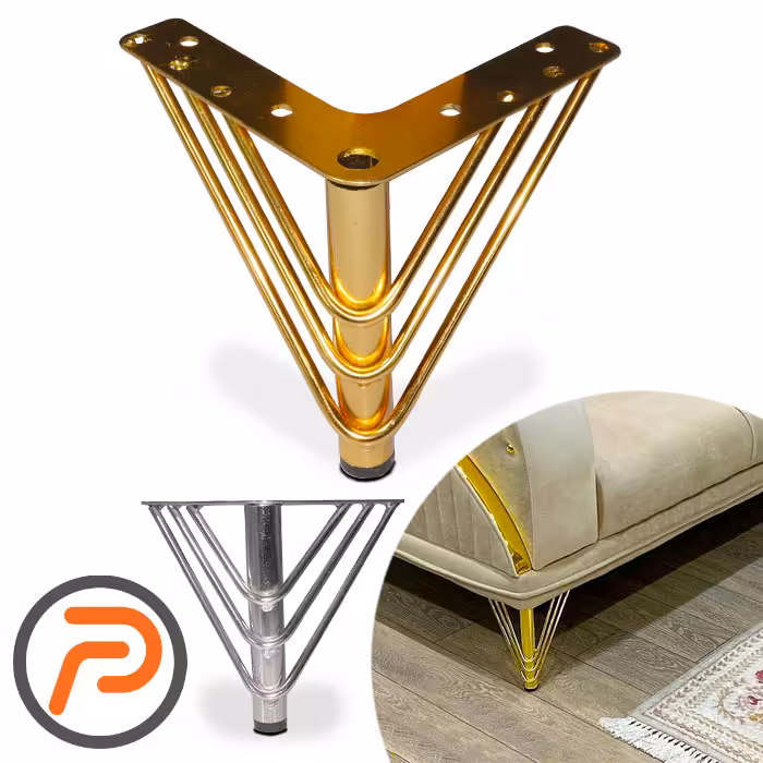 پایه فلزی مدل 3 خط ارتفاع 12 و 15 سانتیمتر