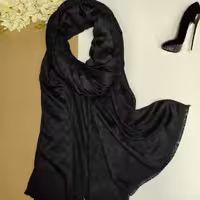 شال نخ ژاکارد دورو کد 07080