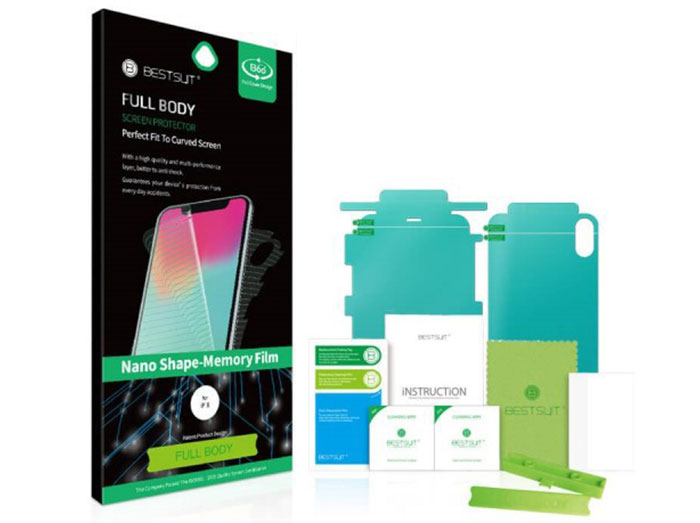 محافظ صفحه نمایش پشت و رو نانو سامسونگ Bestsuit Nano Shape Memory Full Body Protector Samsung Galaxy Note 10 Plus