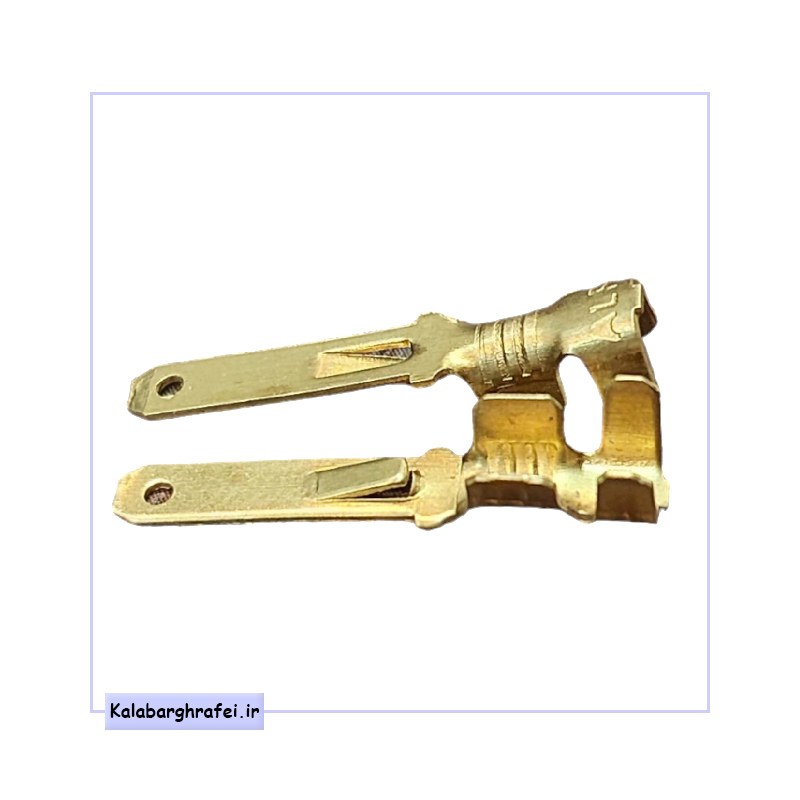 سرسیم مدل نری تلفنی خاردار کد 1331 برنج بسته 200 عددی