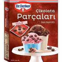 تکه های شکلات شیری دکتر اوتکر 70 گرم Dr.Oetker