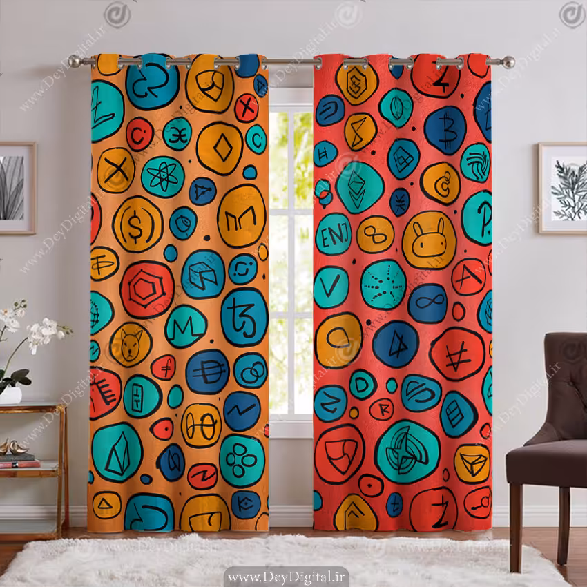 پرده فانتزی برای اتاق کودک PK-6182