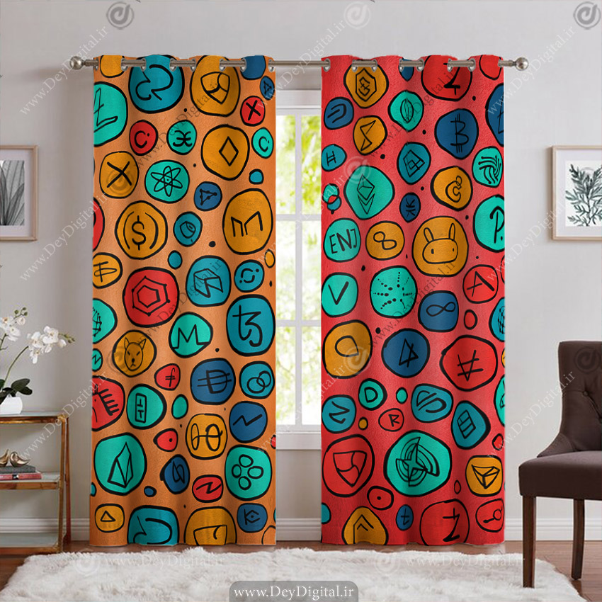 پرده فانتزی برای اتاق کودک PK-6182