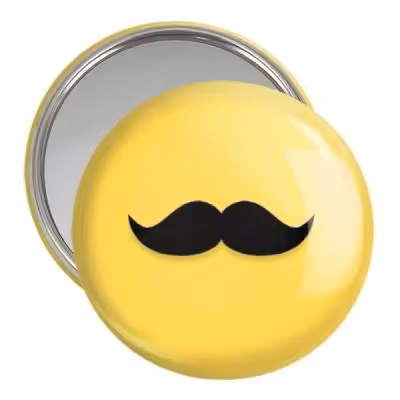 آینه جیبی خندالو مدل سبیل کد 5951