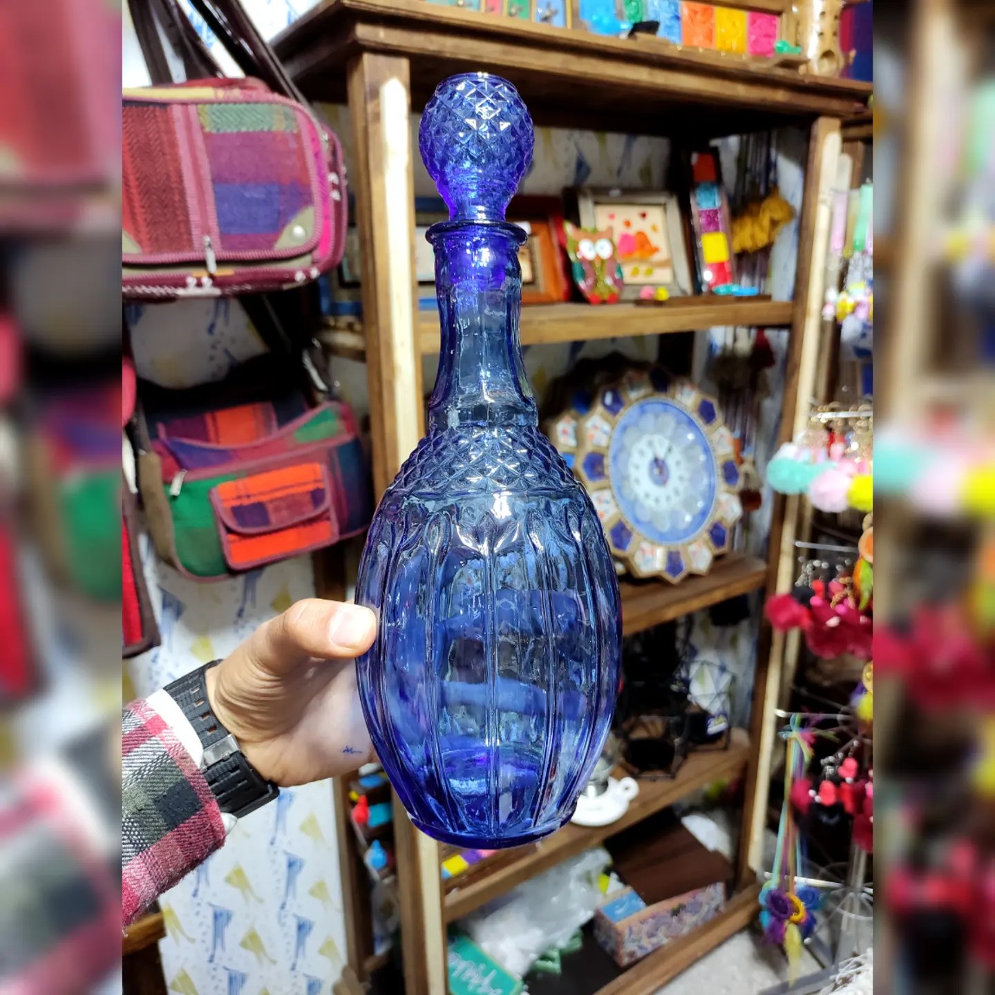 دوغ خوری شیشه ای رنگ ثابت