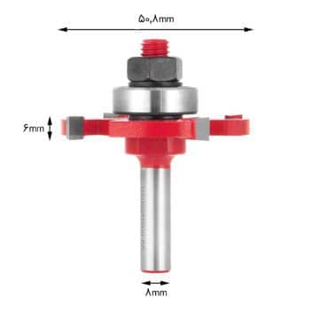 تیغ شیارزن افقی بلبرینگی اورفرز دامار DM705083H-4 - ابزار یراق