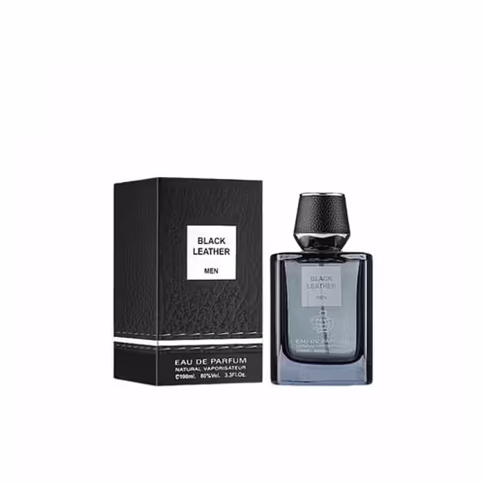 عطر ادکلن مردانه فراگرنس ورد بلک لدر (Fragrance World Black Leather)