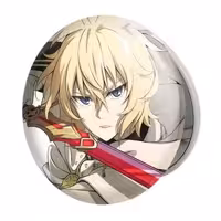 آینه جیبی خندالو طرح میکائیل هیاکویا انیمه اسرافیل پایانی مدل تاشو کد 12652