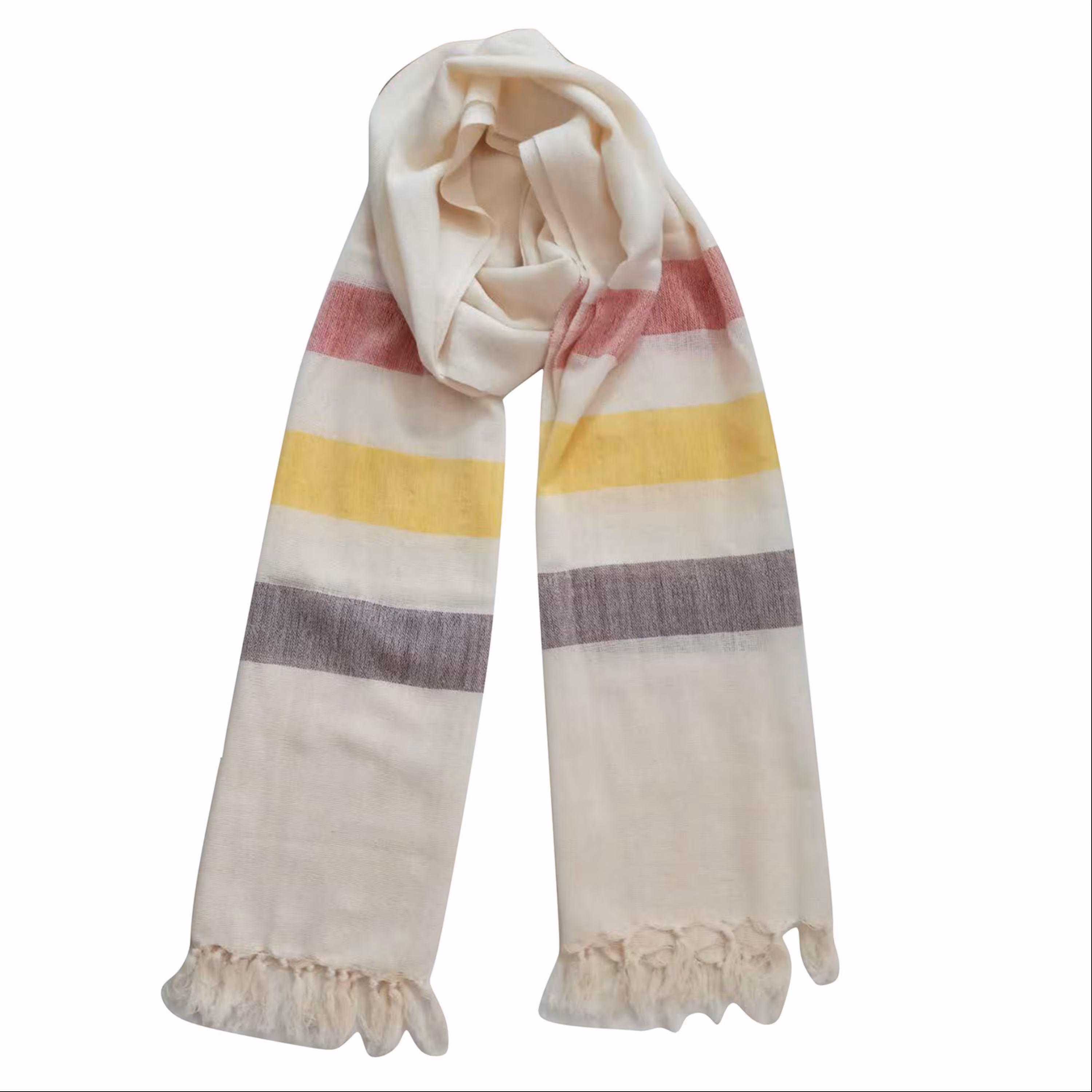 00803007- شال بهمان ساده طرح سیروان جنس پنبه