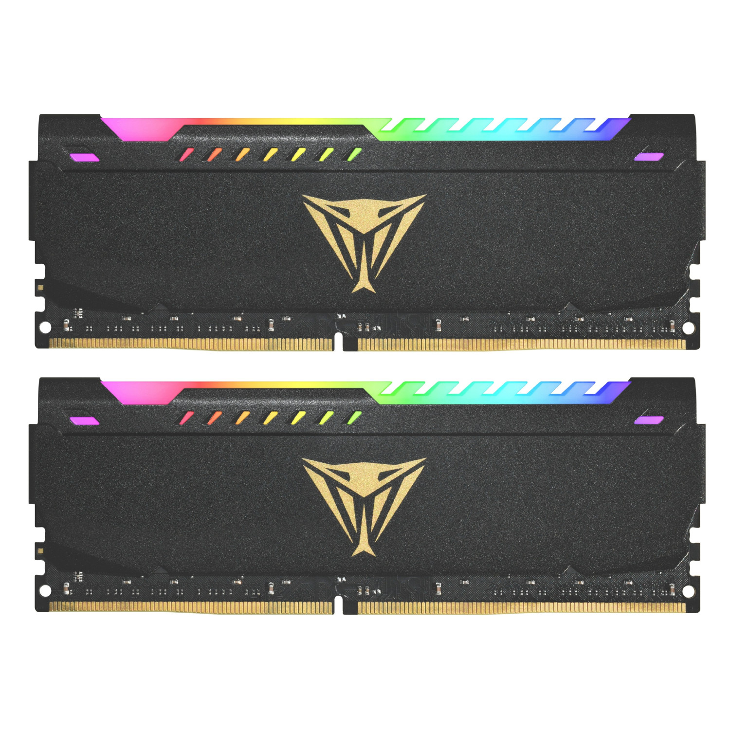 رم دسکتاپ DDR4 دو کاناله 3200 مگاهرتز CL16 پاتریوت مدل Viper Steel RGB ظرفیت 16 گیگابایت