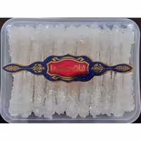 نبات سفید صائب نی دار چوبی 600گرمی بسته بندی ظرفی
