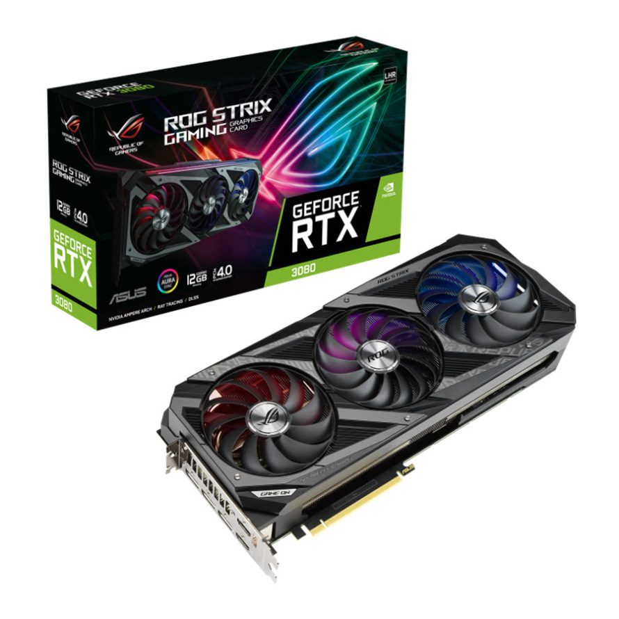 کارت گرافیک ایسوس ROG Strix GeForce RTX 3080 12GB LHR