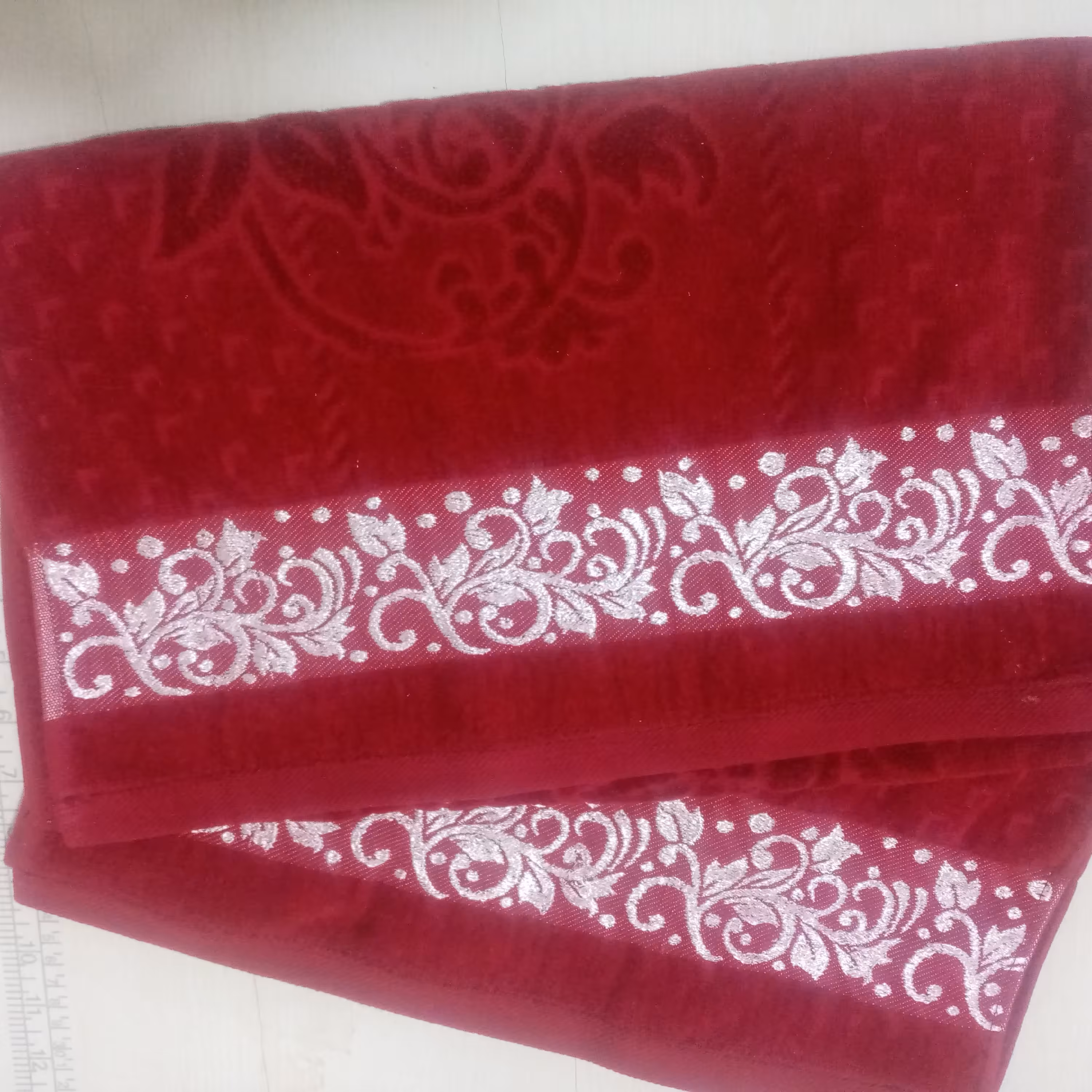 حوله دستی بارنگ عالی 40*80