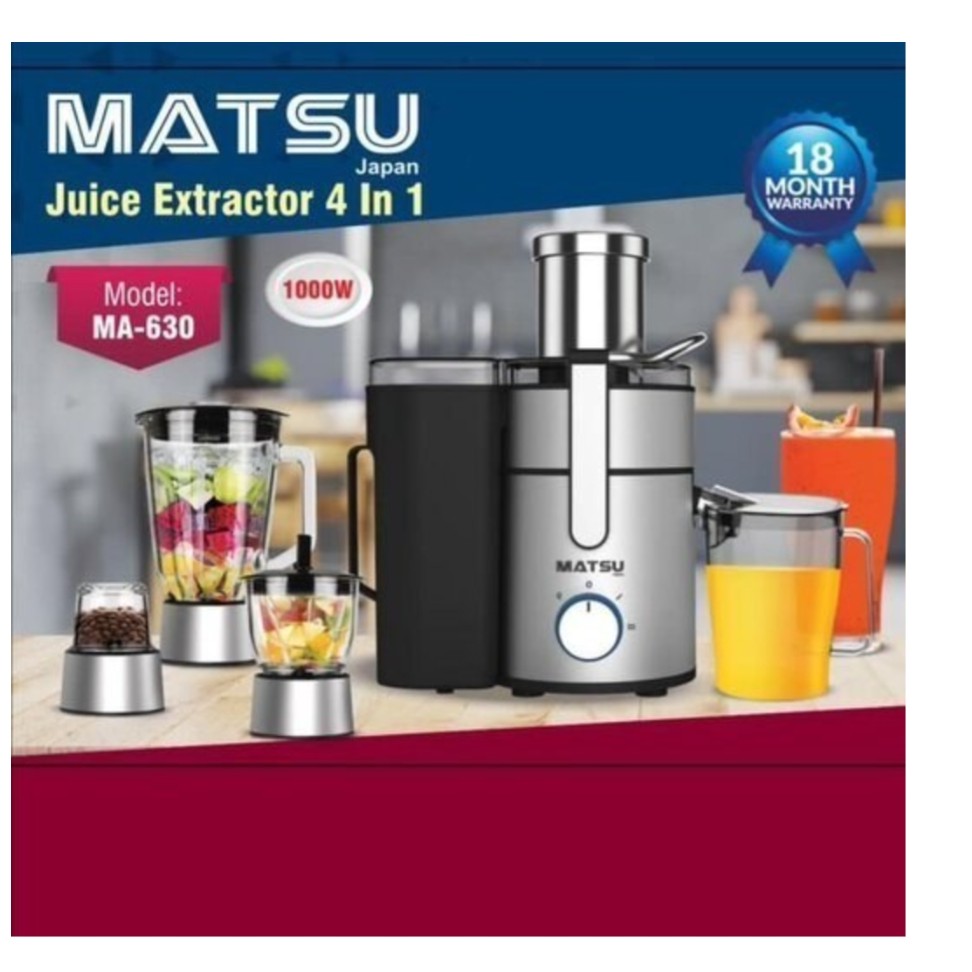 آبمیوه گیر ماتسو4 کاره مدل 630
