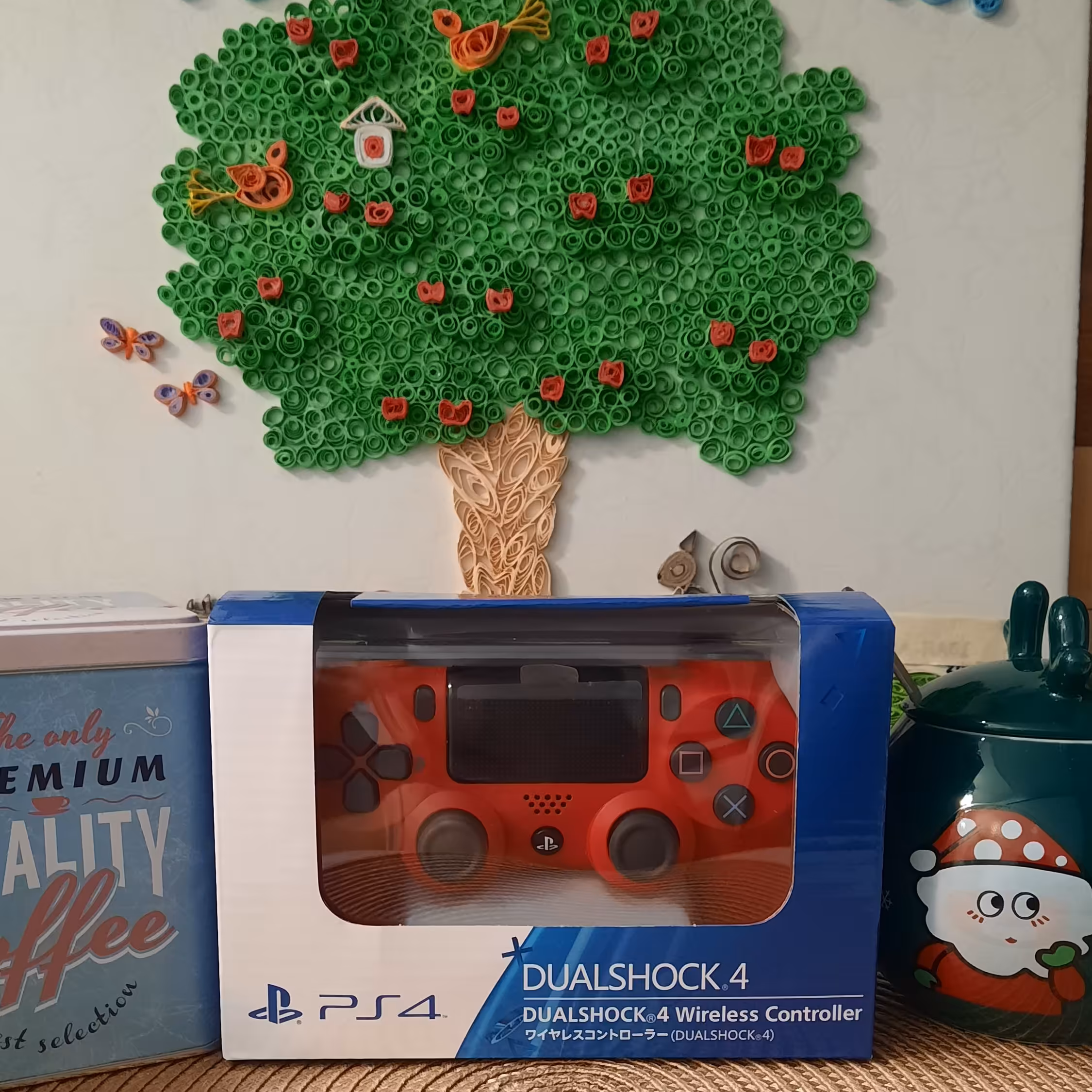 دسته ps4  اسلیمی (قرمز)