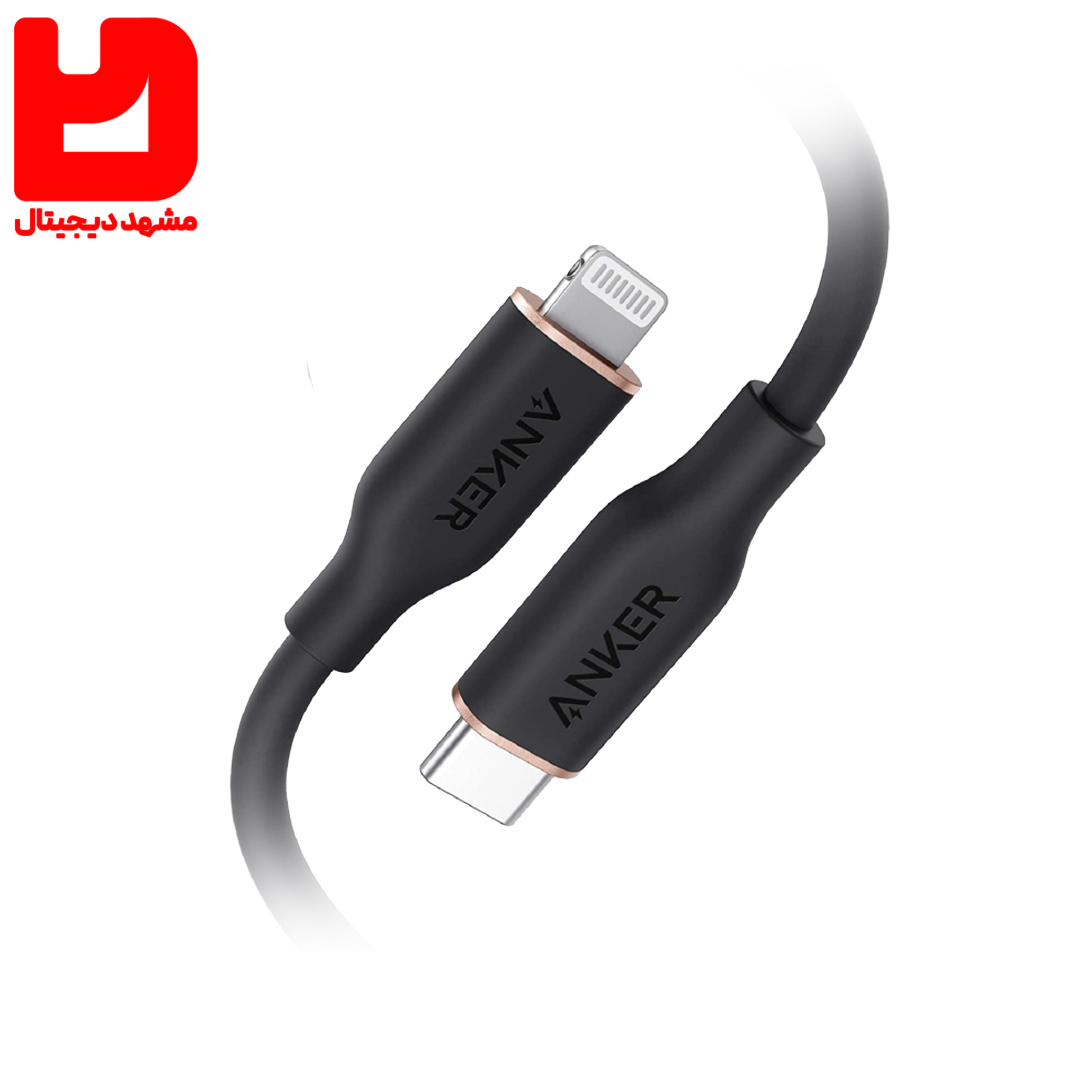 کابل لایتینگ به type-c انکر مدل PowerLine III Flow USB-C to Lightning Cable