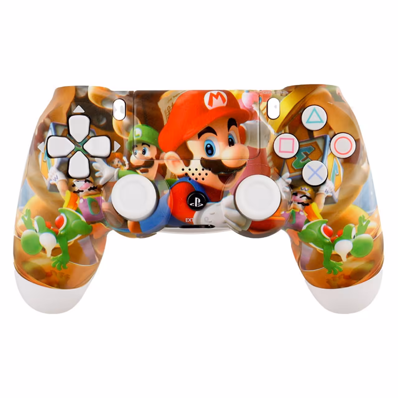 دسته بازی بی سیم سونی Dualshock 4 High Copy درجه یک طرح Super Mario مناسب برای PS4