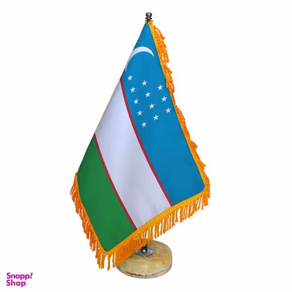 پرچم رومیزی مدل ازبکستان کد 5208