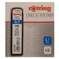 خرید نوک اتود 0.7 روترینگ مدل Rotring Hi Polymer بسته 10 عددی