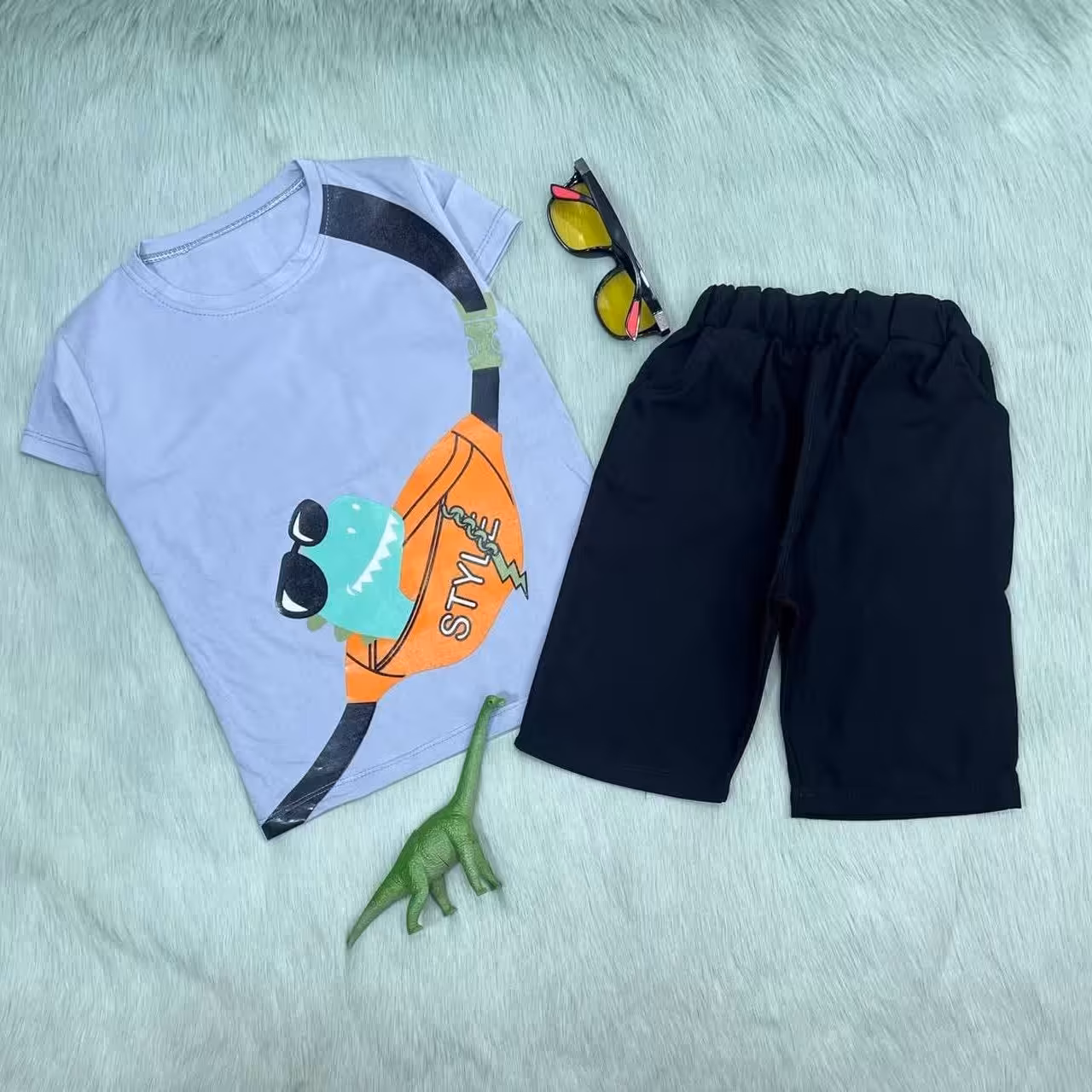 تیشرت شلوارک اسپرت style شلوارک جیب دار 