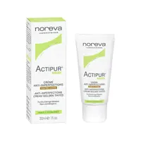 کرم ضد جوش رنگی نوروا سری Actipur مدل Golden Tinted حجم 30 میلی لیتر