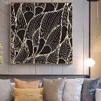 تابلو نقاشی دکوراتیو کار دست روی بوم ابعاد 100 سانتیمتر در 100 سانتیمتر سانتیمترعکس اول ژورنالی میباشد 