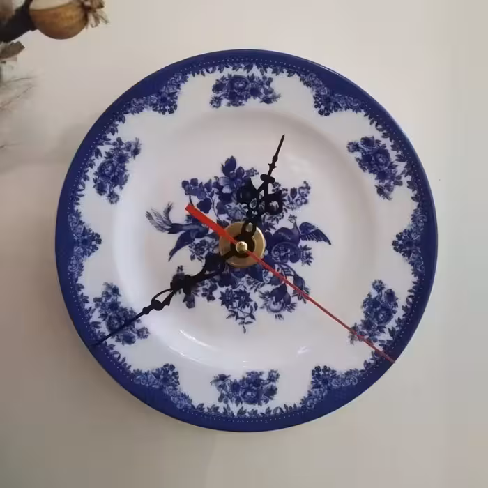 ساعت دیواری قلم ابی مدل آنتیک 