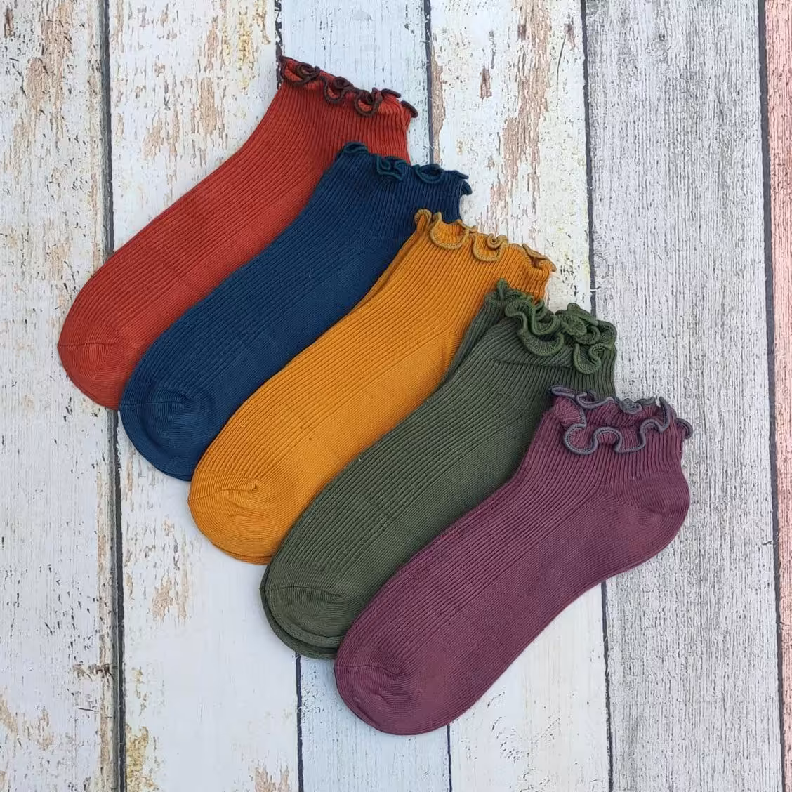 جوراب مچی لب فری نخ پنبه دخترانه و زنانه 