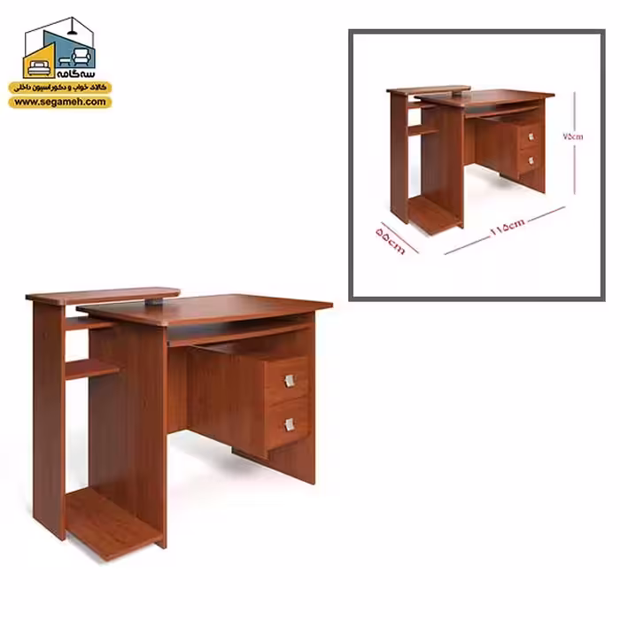میز کامپیوتر کد DPP45 - فروشگاه سه گامه