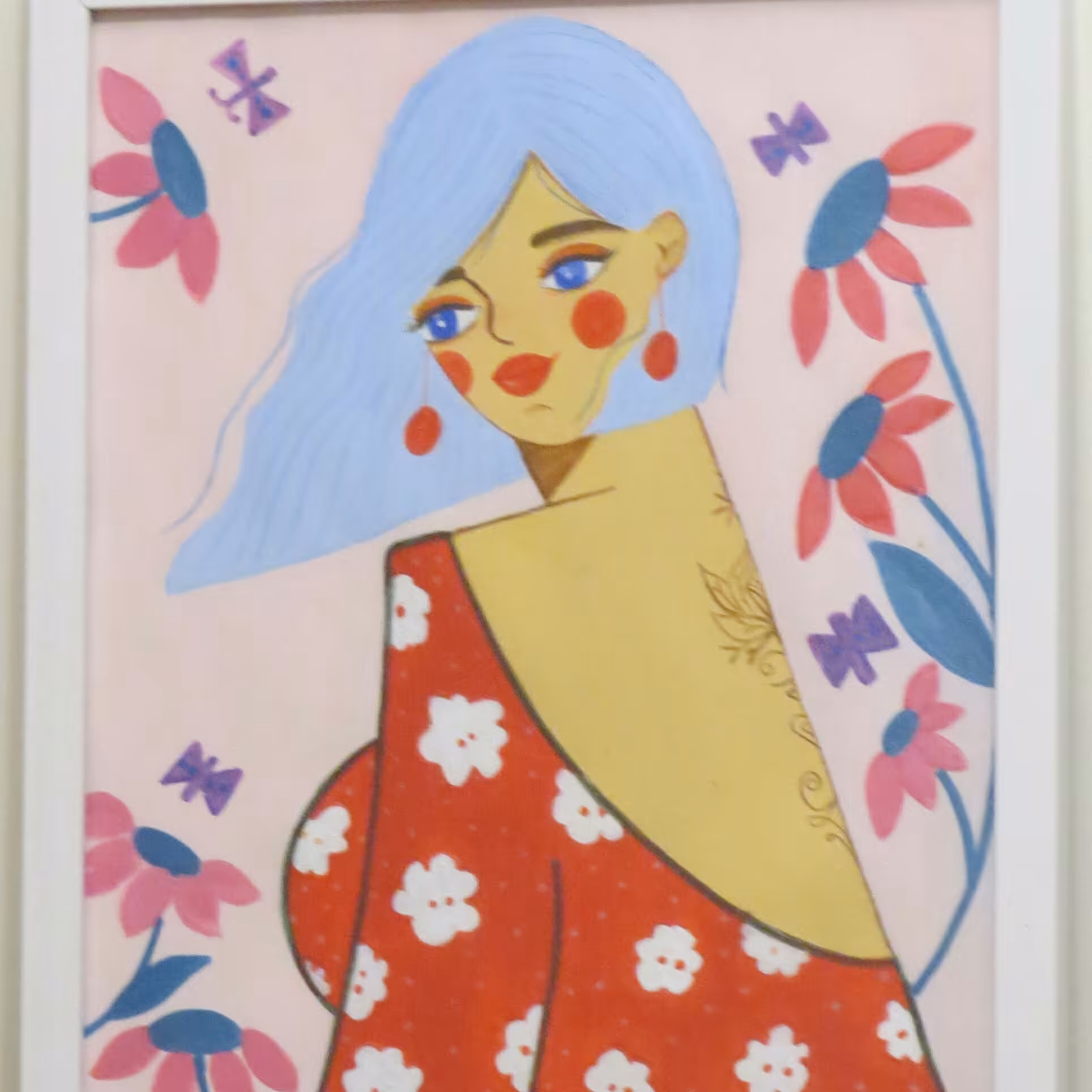 نقاشی اکریلیک سایز  A3